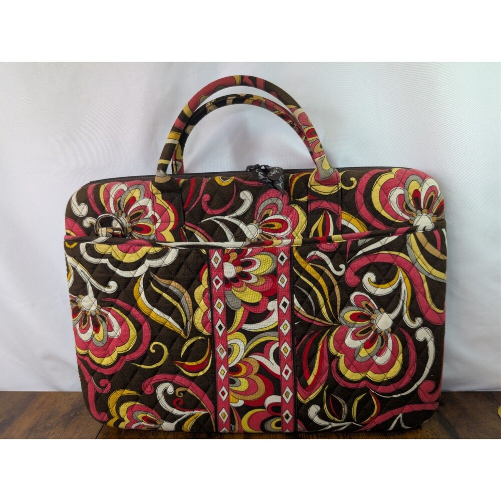 Vera Bradley 17” Hard Case Laptop Tablet Retired "Puccini" Floral Pattern